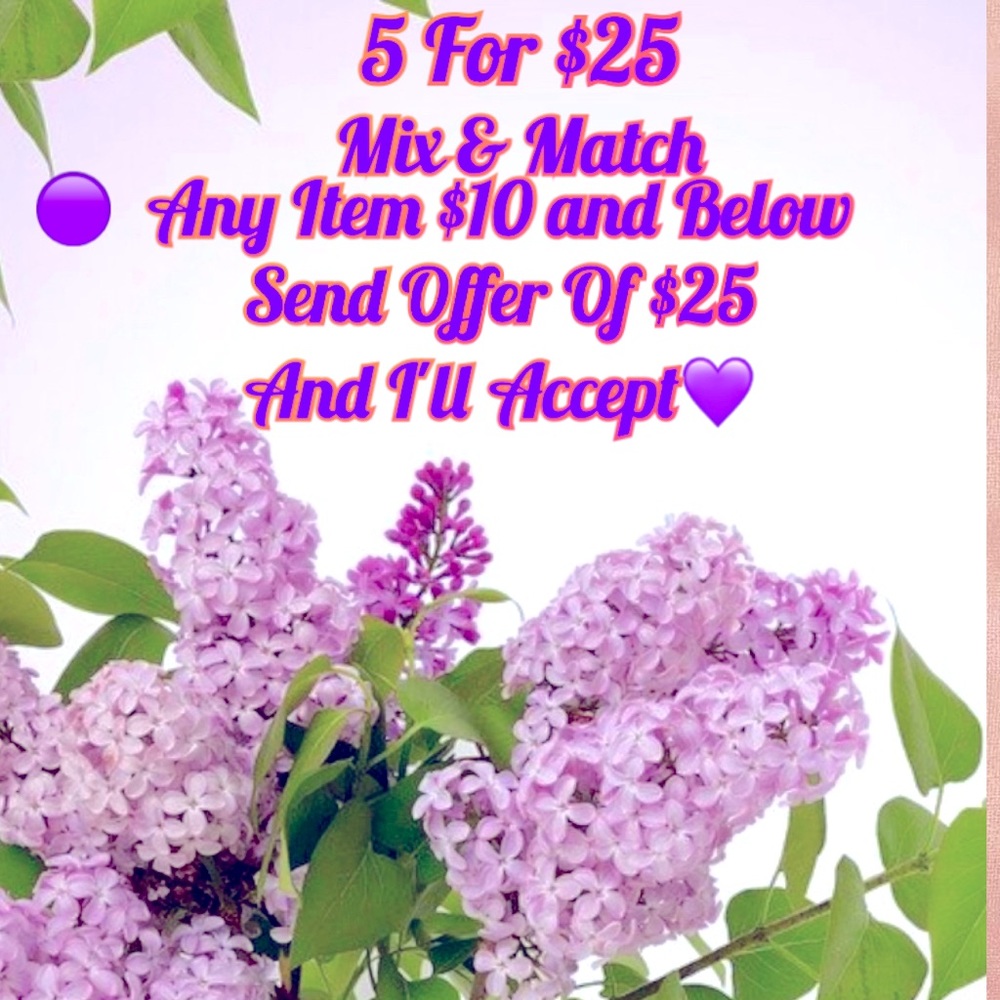 🟣✨5 For 25✨🟣